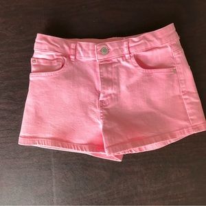 Zara Girls Size 11-12 Pink Jean Shorts.